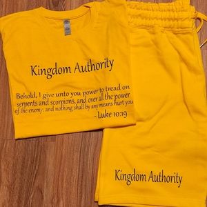 Custom designed short-set made by myself.